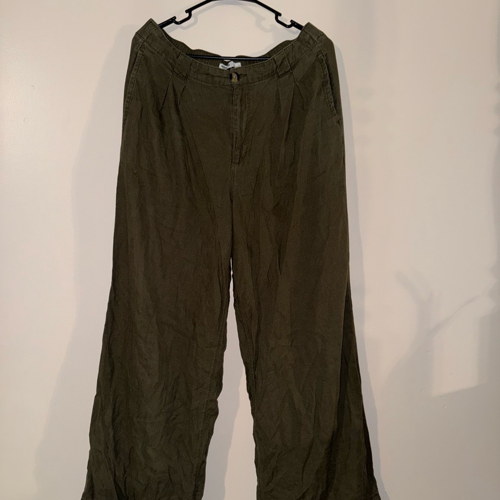 Sonoma Olive Wide Leg Pants